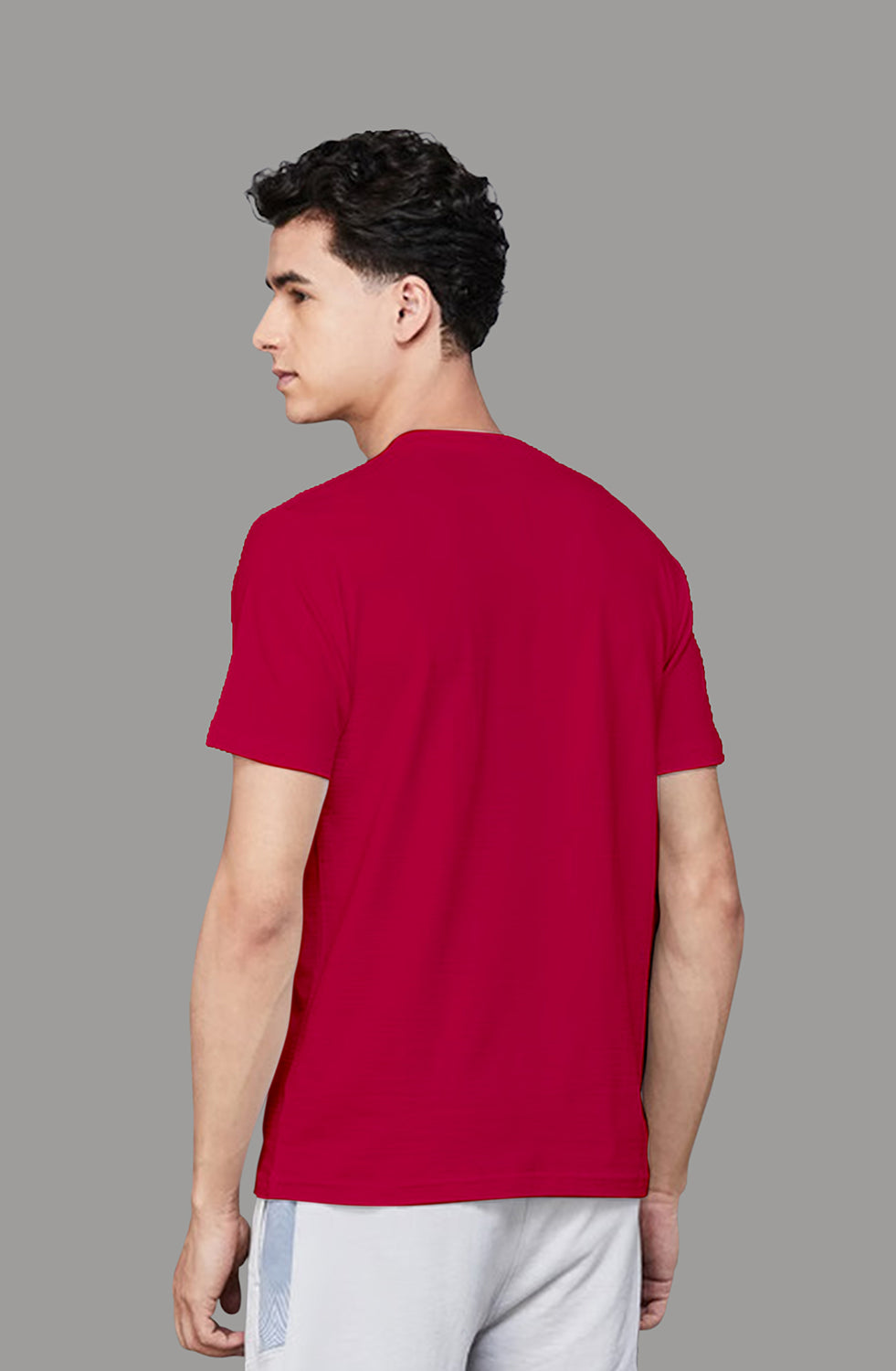 Men’s Organic Cotton RED T-Shirt |TRN-RED -115