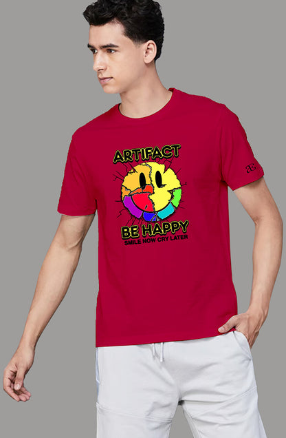 Men’s Organic Cotton RED T-Shirt |TRN-RED -115