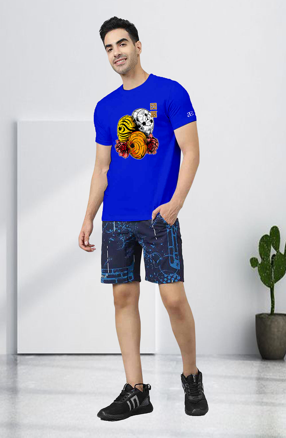 Men’s Organic Cotton ROYAL BLUE T-Shirt |TRN-ROYAL BLUE -112