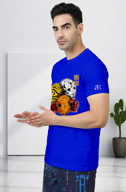 Men’s Organic Cotton ROYAL BLUE T-Shirt |TRN-ROYAL BLUE -112