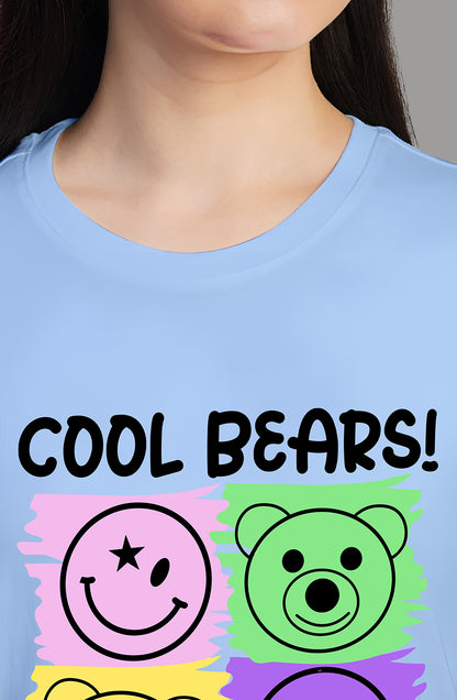 Women’s Organic Cotton SKY BLUE T-Shirt |TRN-SKY BLUE-113