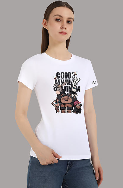 Women’s Organic Cotton White T-Shirt |TRN-WHITE-155