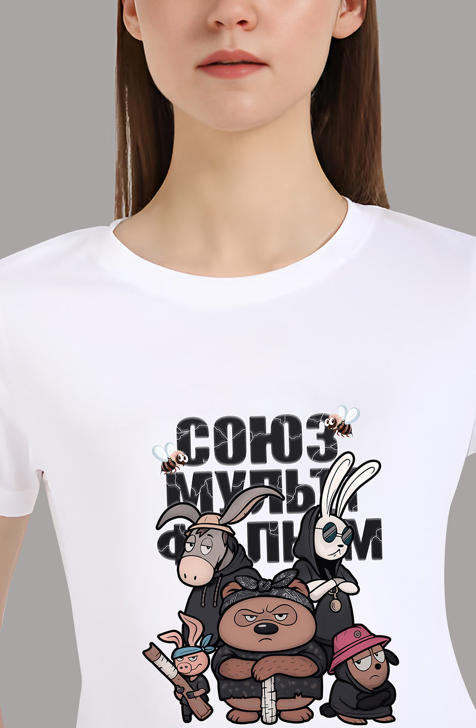 Women’s Organic Cotton White T-Shirt |TRN-WHITE-155